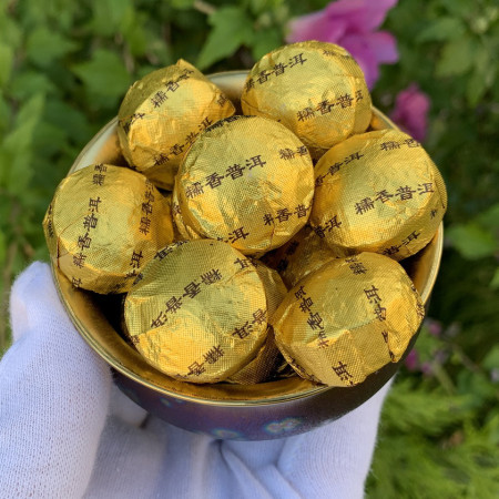 Шу пуэр в таблетках мини то ча Чжасяншу 30 шт